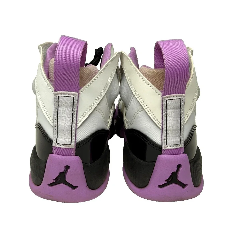 Nike Jordan Jumpman Two Trey DQ8431-105 White Black‎ purple / pink YOUTH Sz 6Y